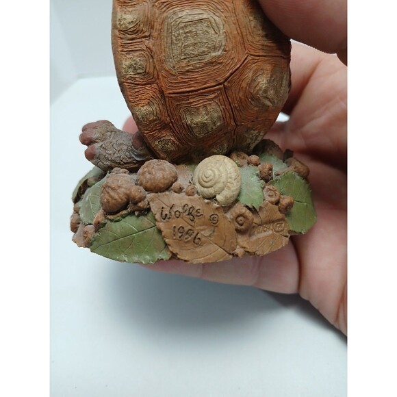 Tim Wolfe "Snappy" Tortoise Figurine #29 Signed 1996 Cairn Vintage Collectibles - Picture 8 of 9